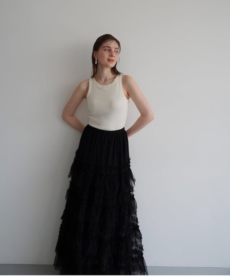tulle long skirt | Acka.｜ エーシーケーエー｜公式オンライン  