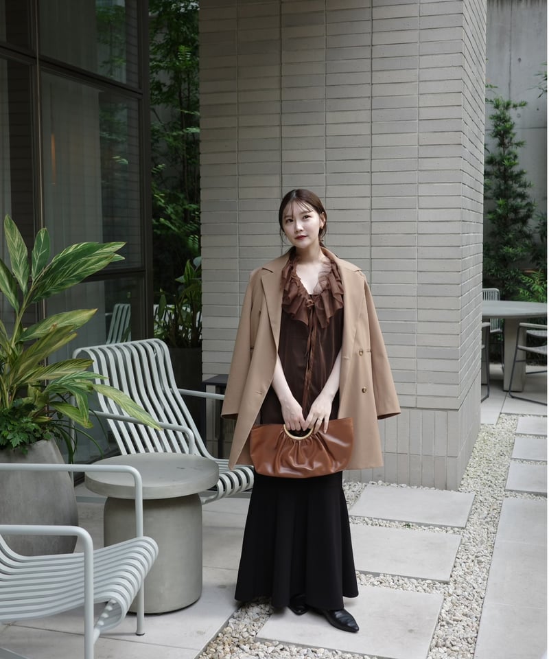 middle tailored jacket（camel） | 【Acka.】エーシーケーエー...