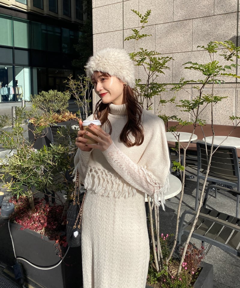 cape ami knit one-piece | Acka.| エーシーケーエー|公式 cape ami knit one-piece | Acka.| エーシーケーエー|公式
