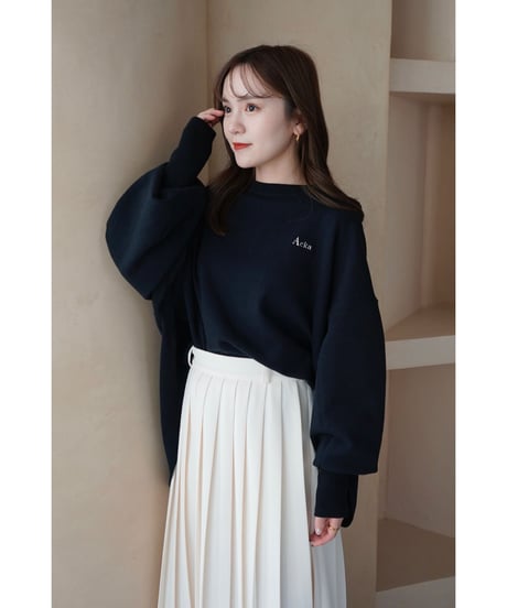loose sweat（dark navy）
