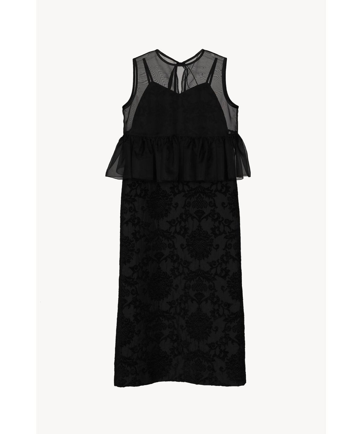 sheer vest camisole one-piece | Acka.| エーシーケーエー sheer vest camisole one-piece | Acka.| エーシーケーエー