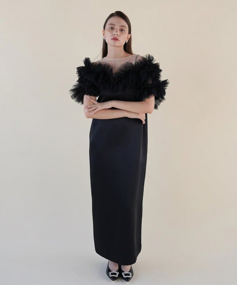 volume tulle dress | Acka.| エーシーケーエー|公式 volume tulle dress | Acka.| エーシーケーエー|公式