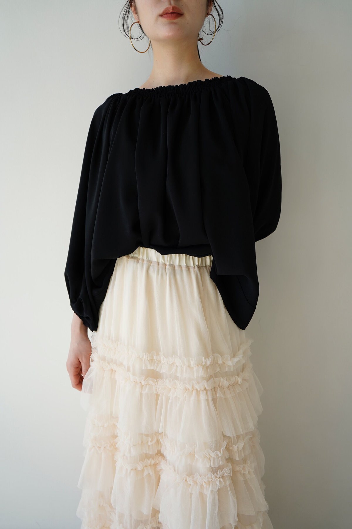 tulle long skirt | Acka.｜ エーシーケーエー｜公式オンラインストア 
