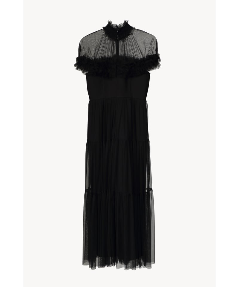 sheer shoulder dress（black） | 【Acka.】エーシーケーエー｜公...