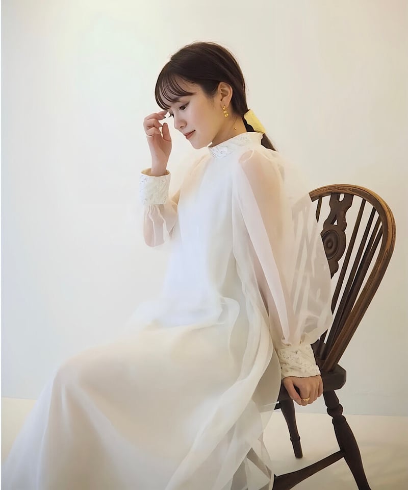 sheer over one-piece（white） | 【Acka.】エーシーケーエー｜公...