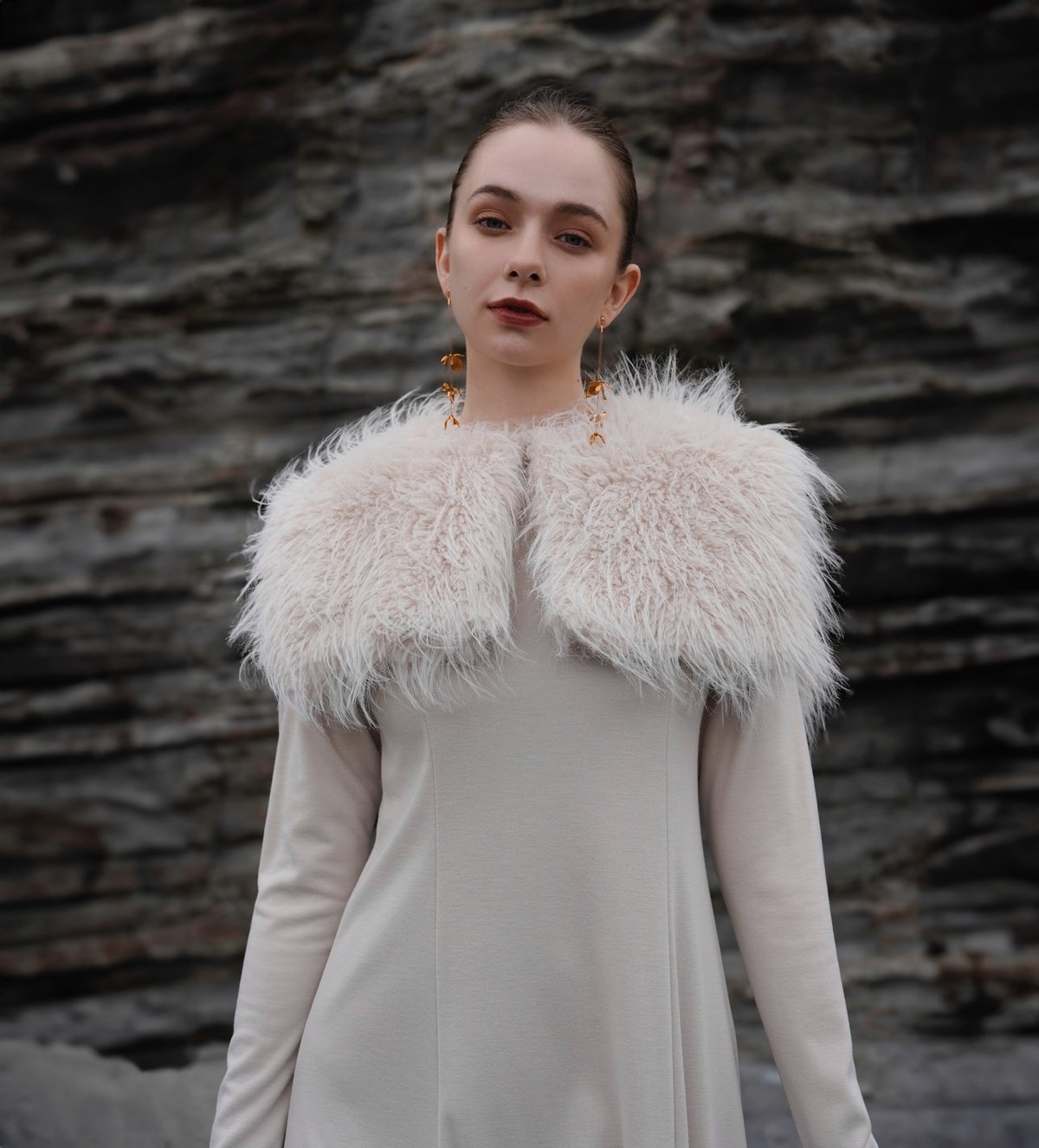 acka fur sailor collar