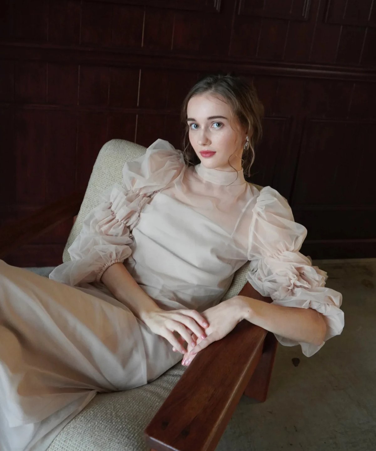 tulle sheer one-piece | Acka.｜ エーシーケーエー｜公式オンラインストア 