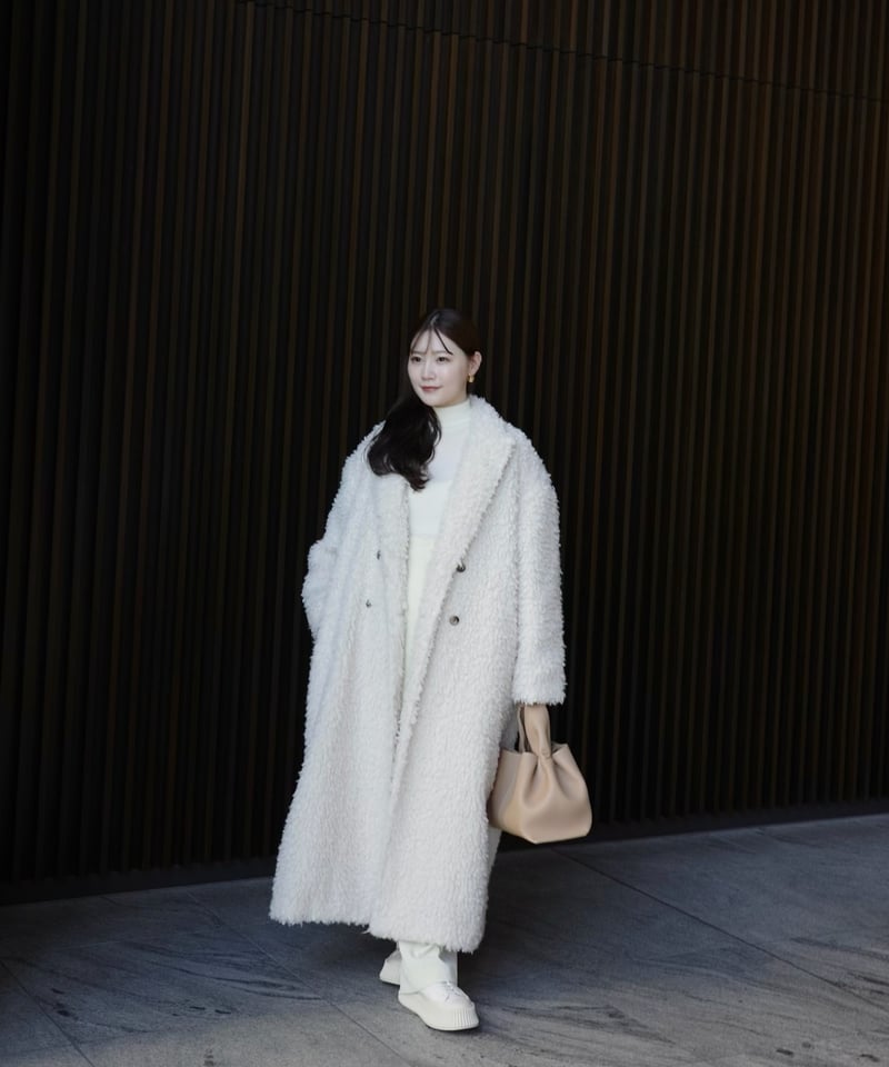 poodle boa long coat | Acka.| エーシーケーエー|公式 poodle boa long coat | Acka.| エーシーケーエー|公式