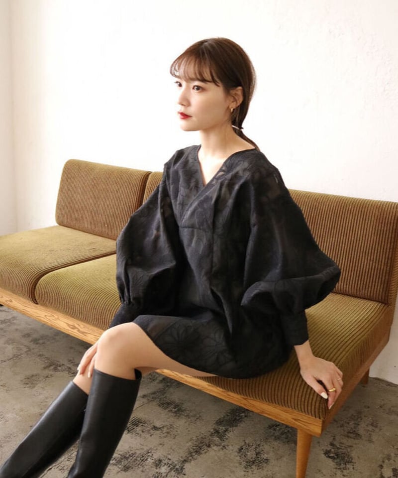jacquard mini dress（black） | 【Acka.】エーシーケーエー｜公式...