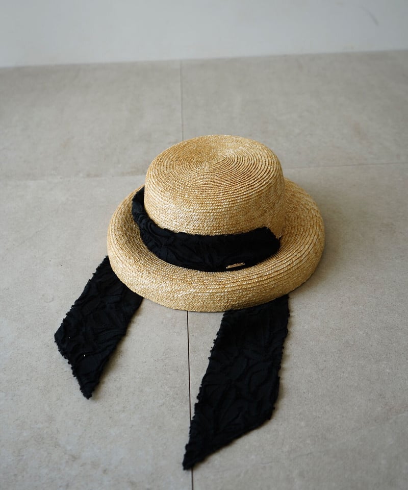 CA4LA × Acka 】scarf straw hat-
