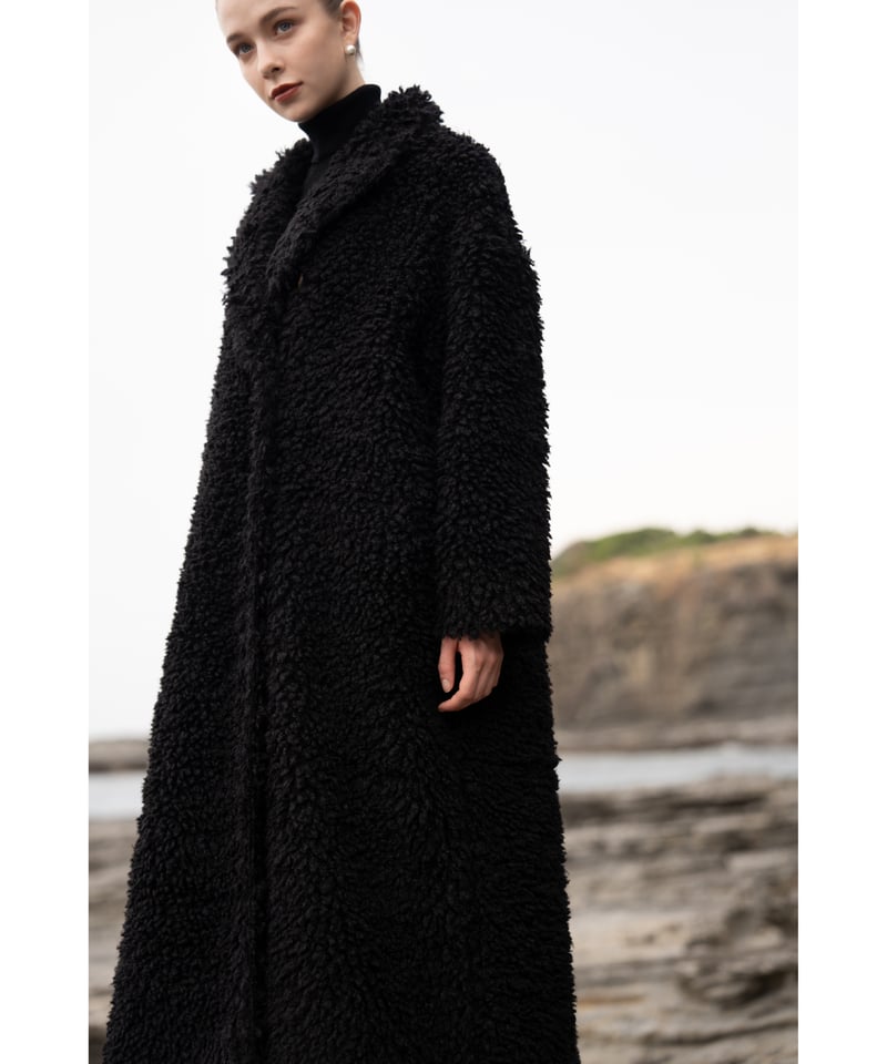 poodle boa long coat | Acka.| エーシーケーエー|公式 poodle boa long coat | Acka.| エーシーケーエー|公式