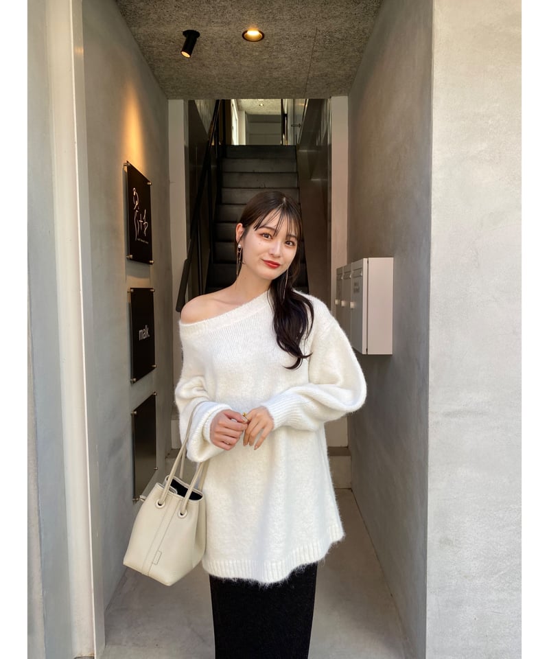 acka round sleeve knit 