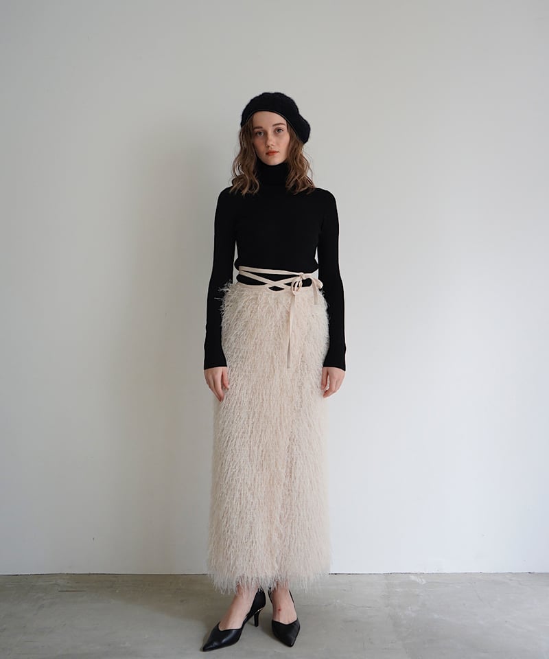 fringe slit skirt | Acka.｜ エーシーケーエー｜公式オンラインストア