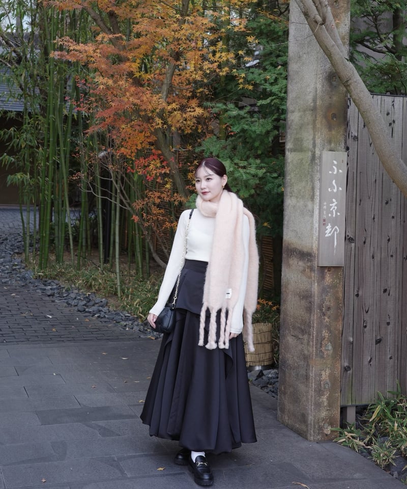 Acka balloon form satin skirt サイズ0 balloon form satin skirt – Acka online store