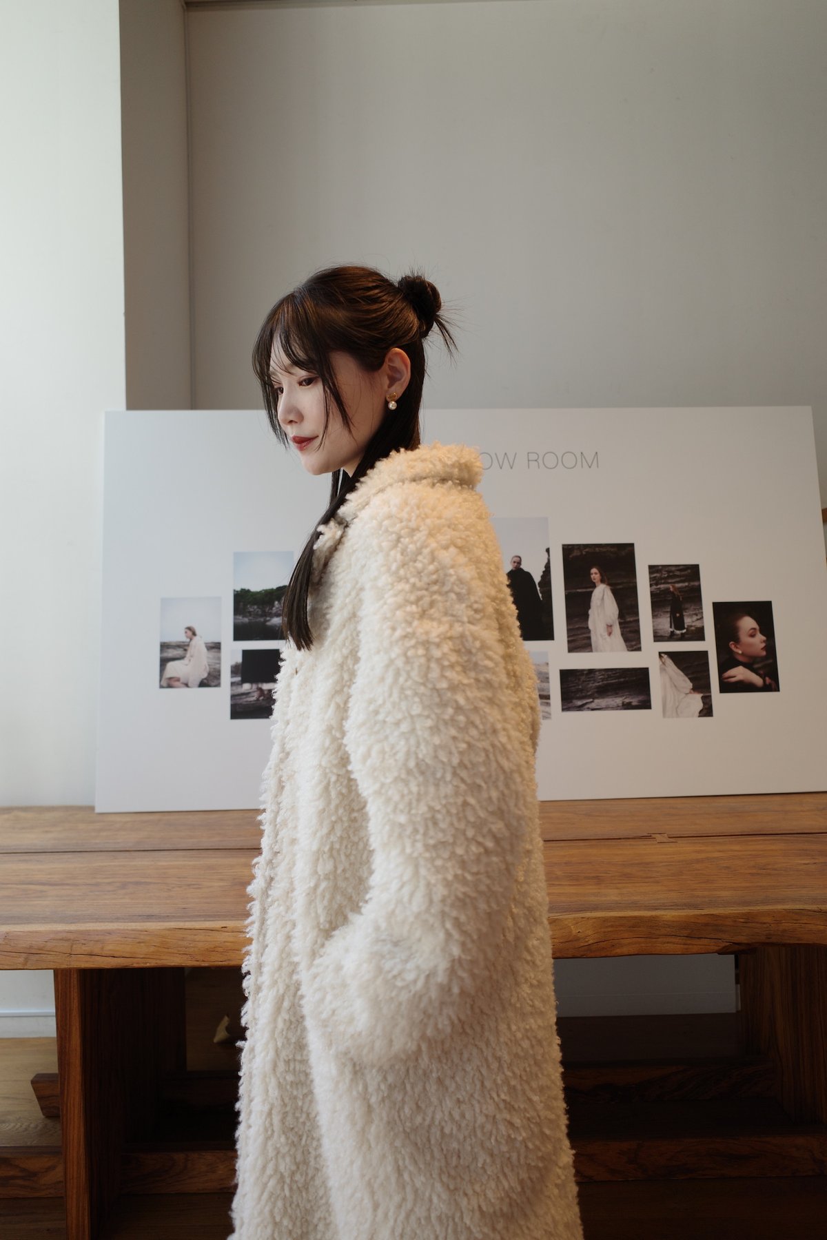 Acka】poodle boa long coat サイズ1