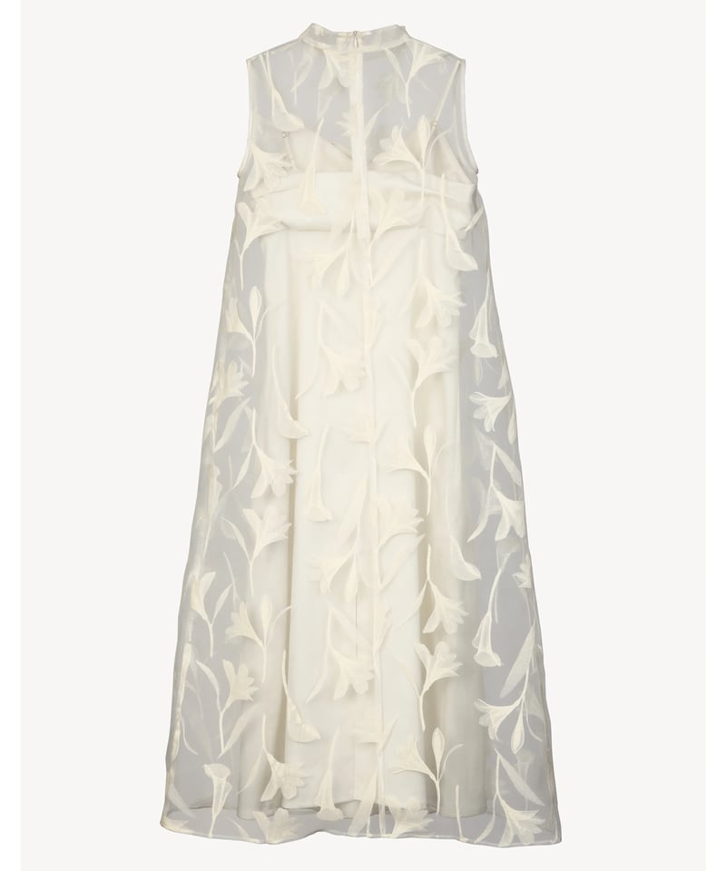 Acka. sheer flower one-piece アイボリー Acka. sheer flower one-piece アイボリー sheer flower one