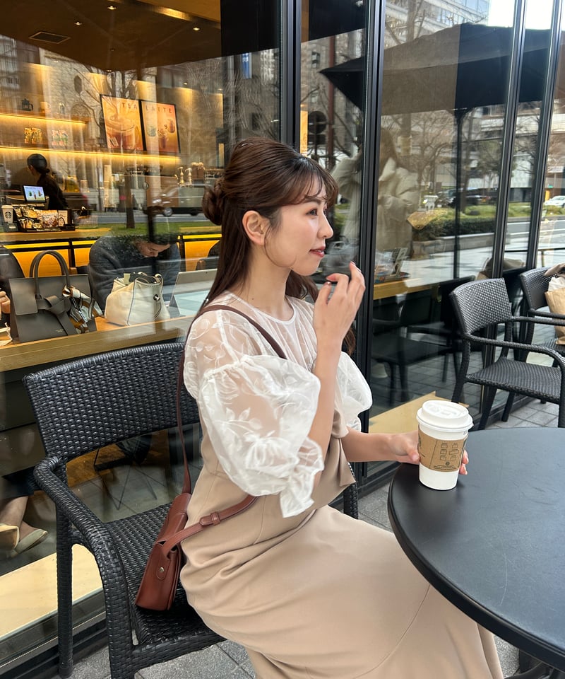 sheer puff dress | Acka.| エーシーケーエー|公式オンライン sheer puff dress | Acka.| エーシーケーエー|公式オンライン