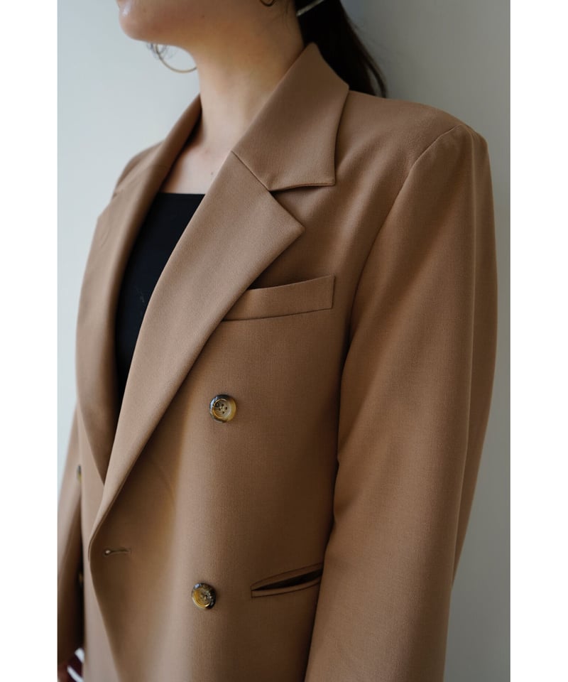middle tailored jacket（camel） | 【Acka.】エーシーケーエー...