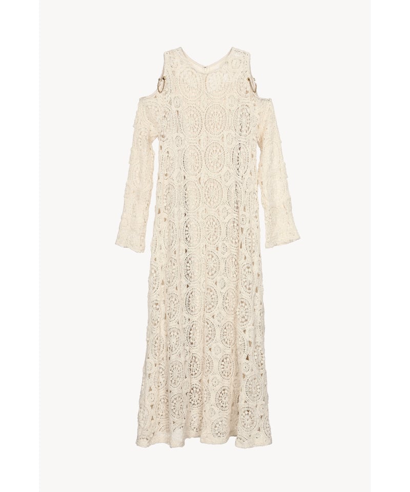 acka flare chemical lace one-piece ワンピース