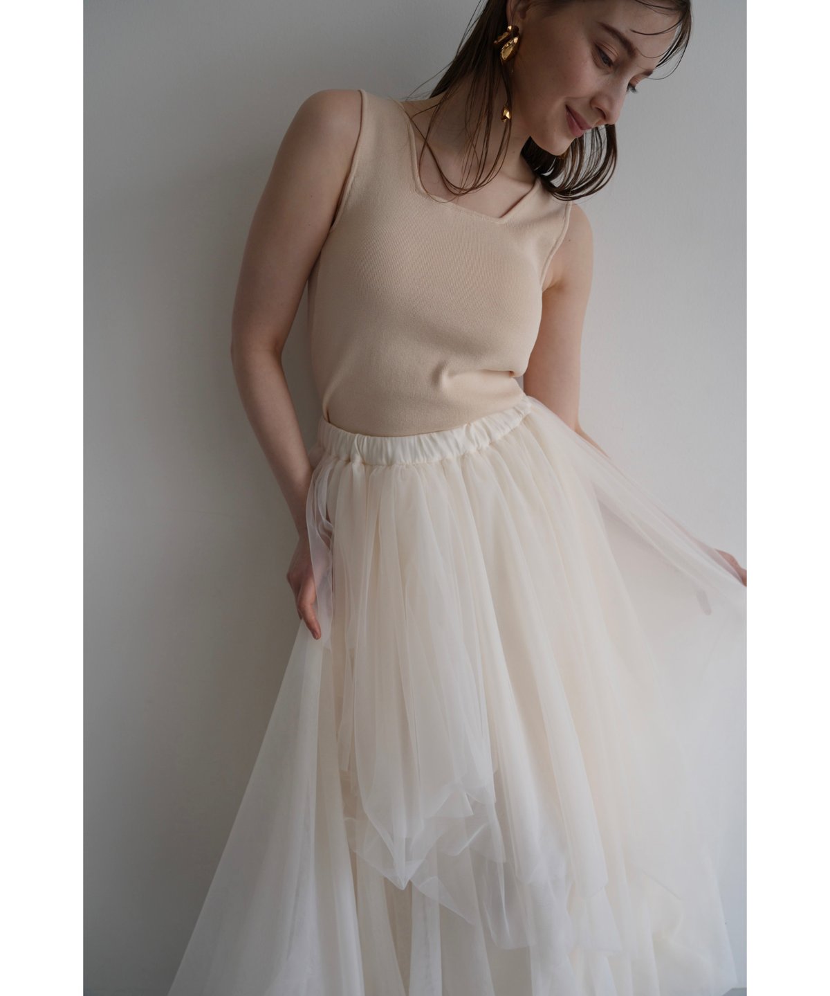 tiered tulle skirt | Acka.｜ エーシーケーエー｜公式オンライン 