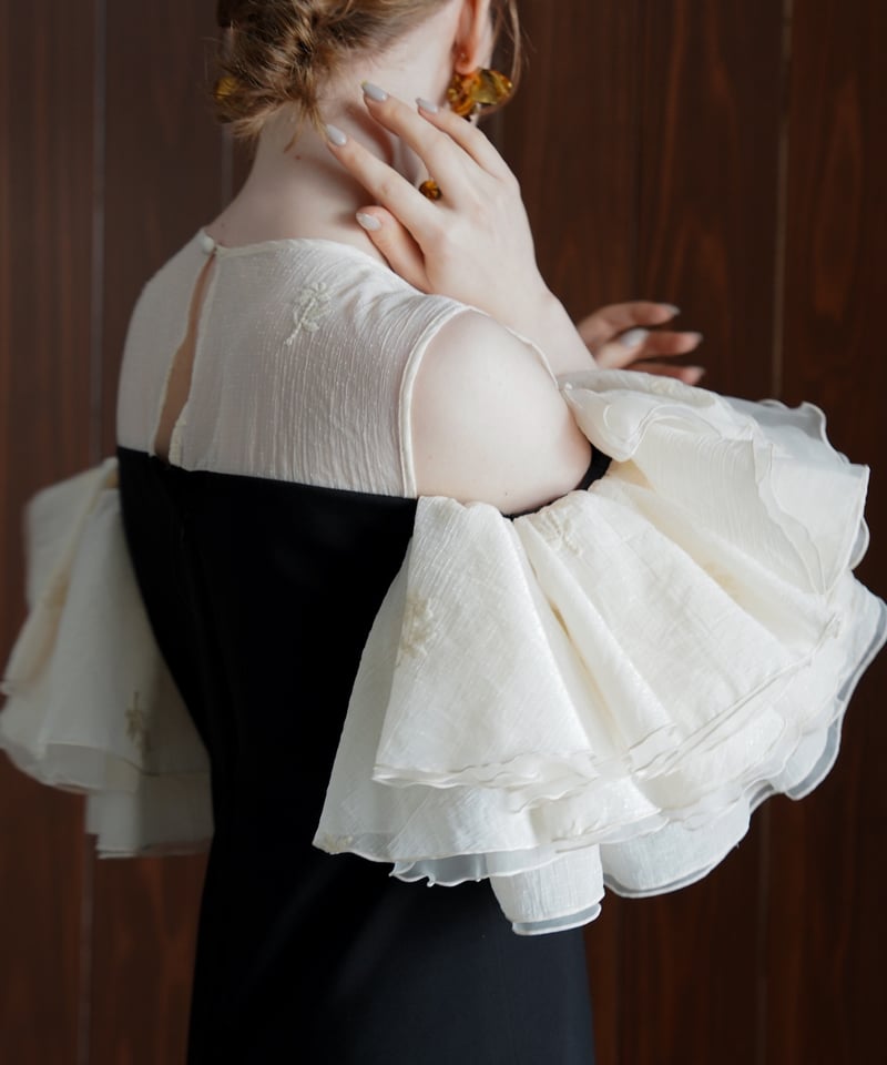 organdy frill dress | Acka.| エーシーケーエー|公式 organdy frill dress | Acka.| エーシーケーエー|公式