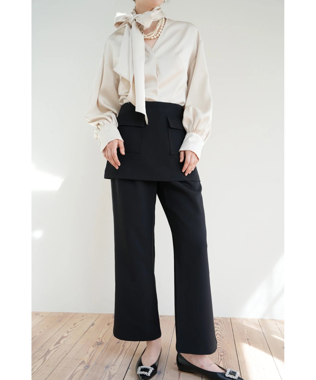 skirt layered pants | Acka.| エーシーケーエー|公式 skirt layered pants | Acka.| エーシーケーエー|公式