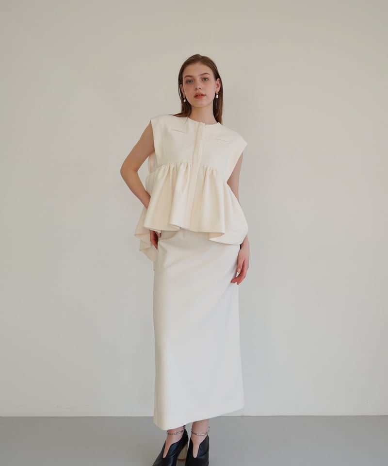 georgette pencil skirt | Acka.｜ エーシーケーエー｜公式オンライ