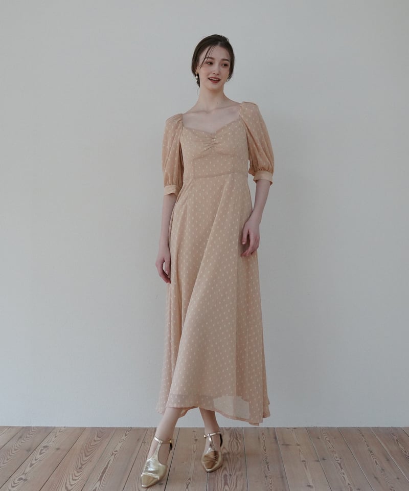 sheer dot puff one-piece | Acka.| エーシーケーエー|公式オン sheer dot puff one-piece | Acka.| エーシーケーエー|公式オン