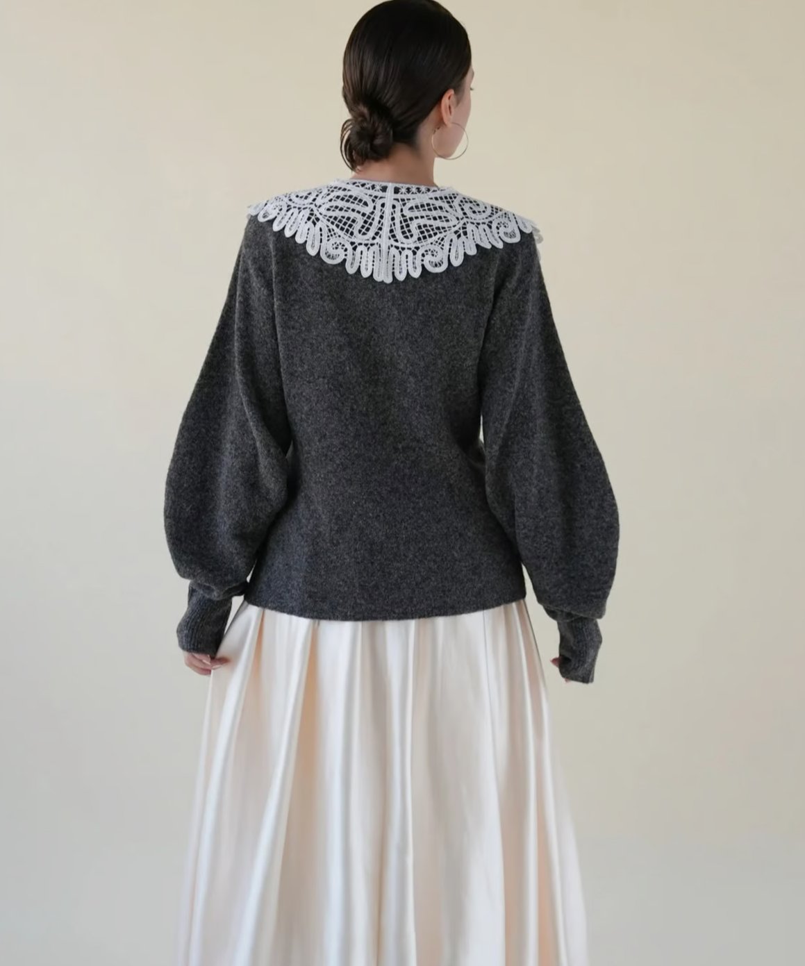 lace collar knit cardigan | Acka.| エーシーケーエー|公式オ lace collar knit cardigan | Acka.| エーシーケーエー|公式オ
