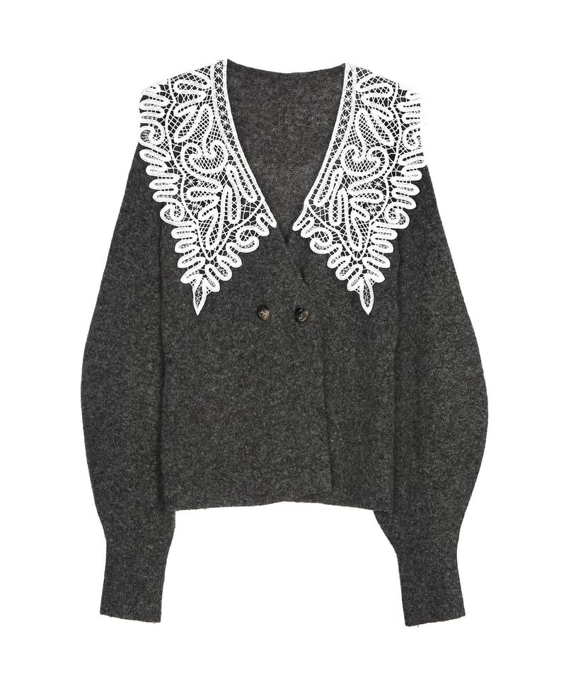 lace collar knit cardigan | Acka.| エーシーケーエー|公式オ lace collar knit cardigan | Acka.| エーシーケーエー|公式オ