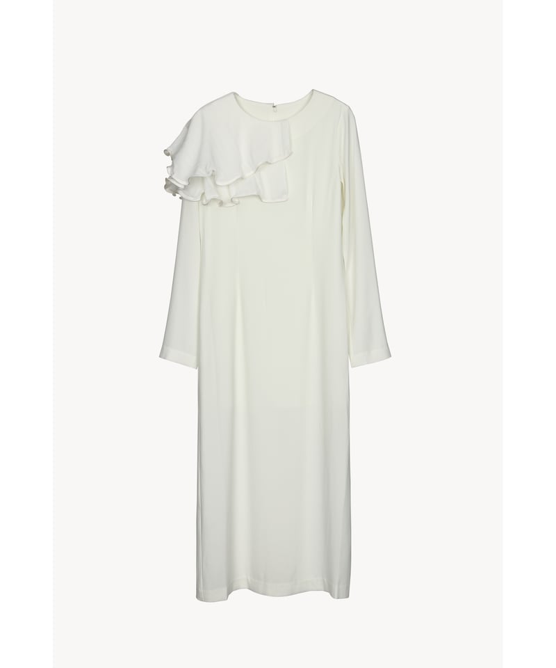 chiffon collar pencil one-piece | Acka.｜ エーシーケー 