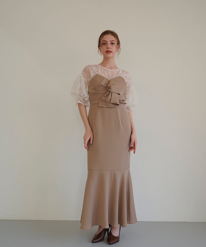 sheer puff dress | Acka.| エーシーケーエー|公式オンライン sheer puff dress | Acka.| エーシーケーエー|公式オンライン