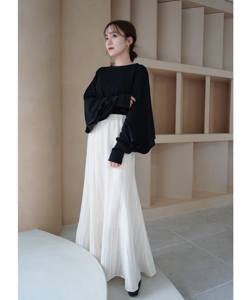 slit sleeve tops（black） | 【Acka.】エーシーケーエー｜公式オンラ...