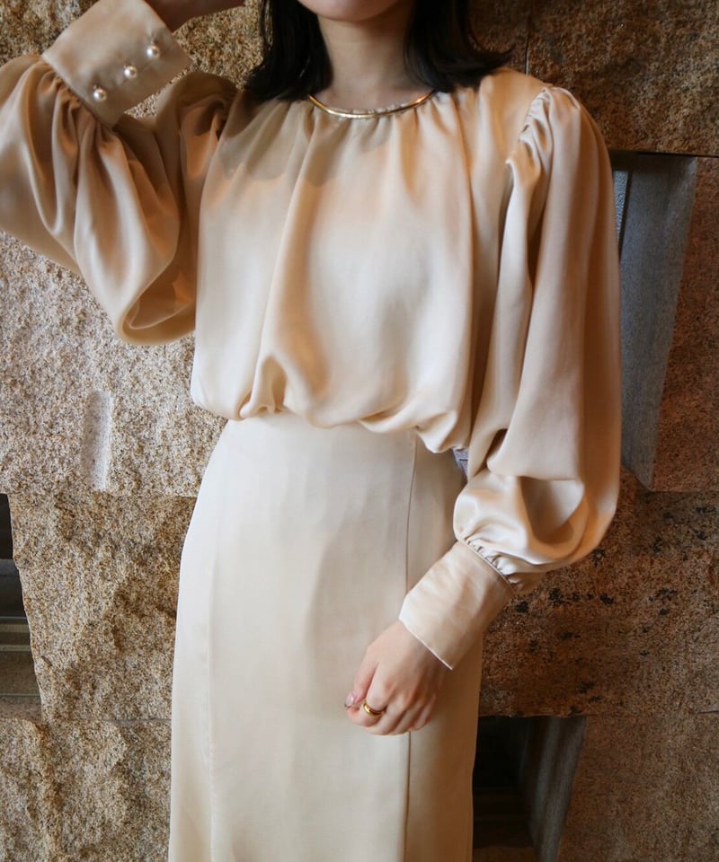 satin mermaid one-piece | Acka.｜ エーシーケーエー｜公式オンラ