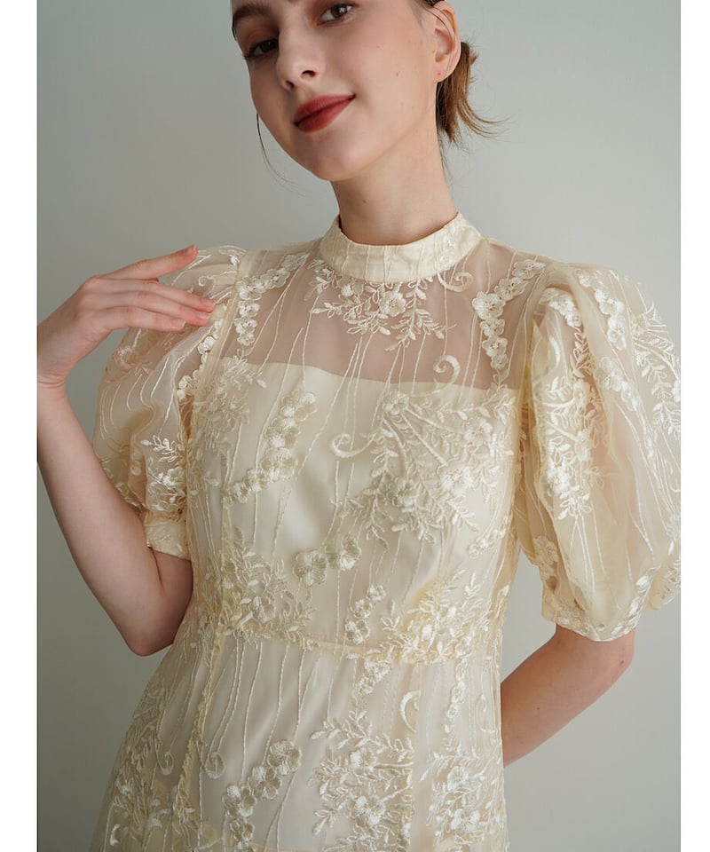 lace flare dress | Acka.| エーシーケーエー|公式オンライン lace flare dress | Acka.| エーシーケーエー|公式オンライン