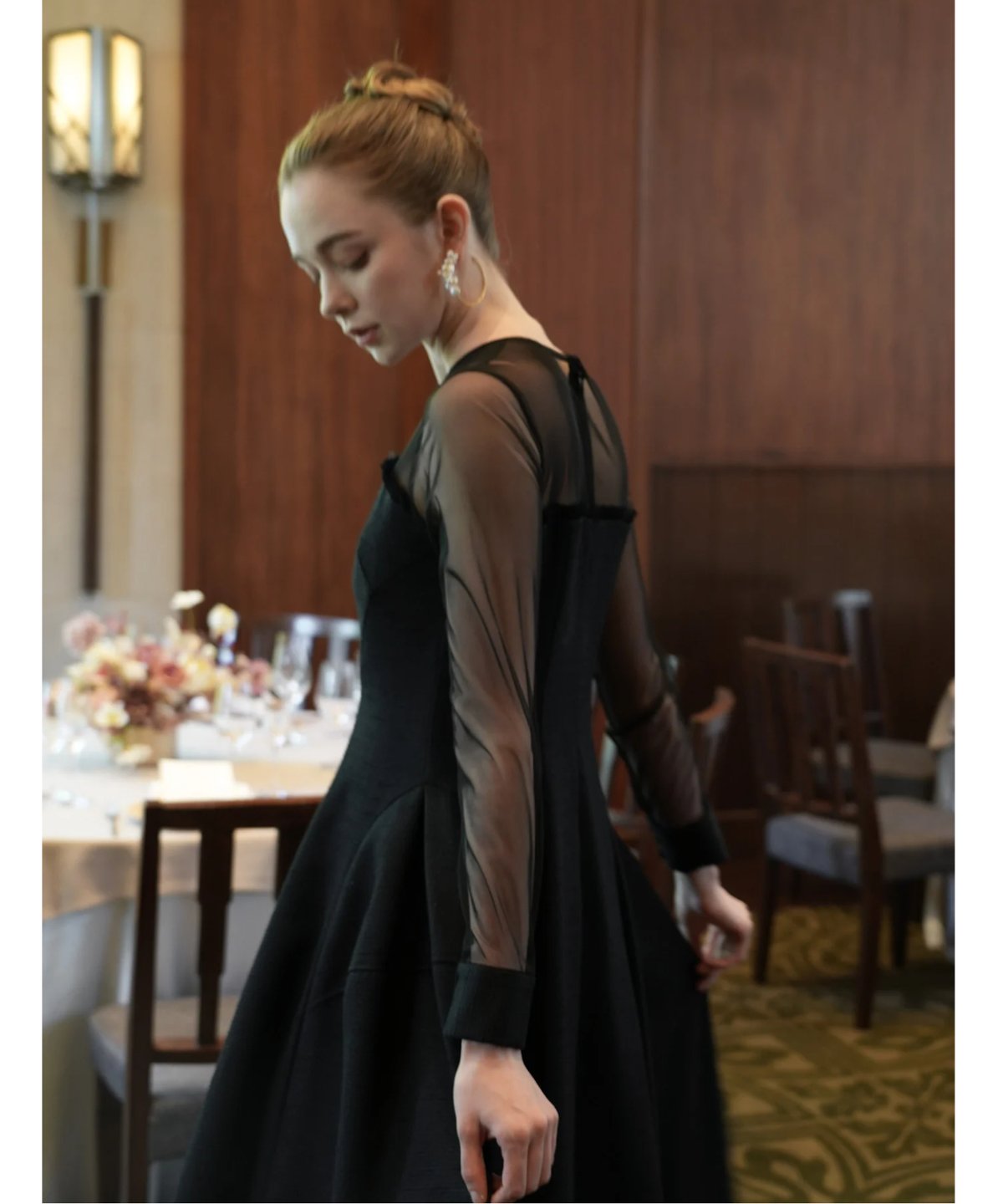 Acka ドレス sherr tweed cocoon dress 【公式通販】