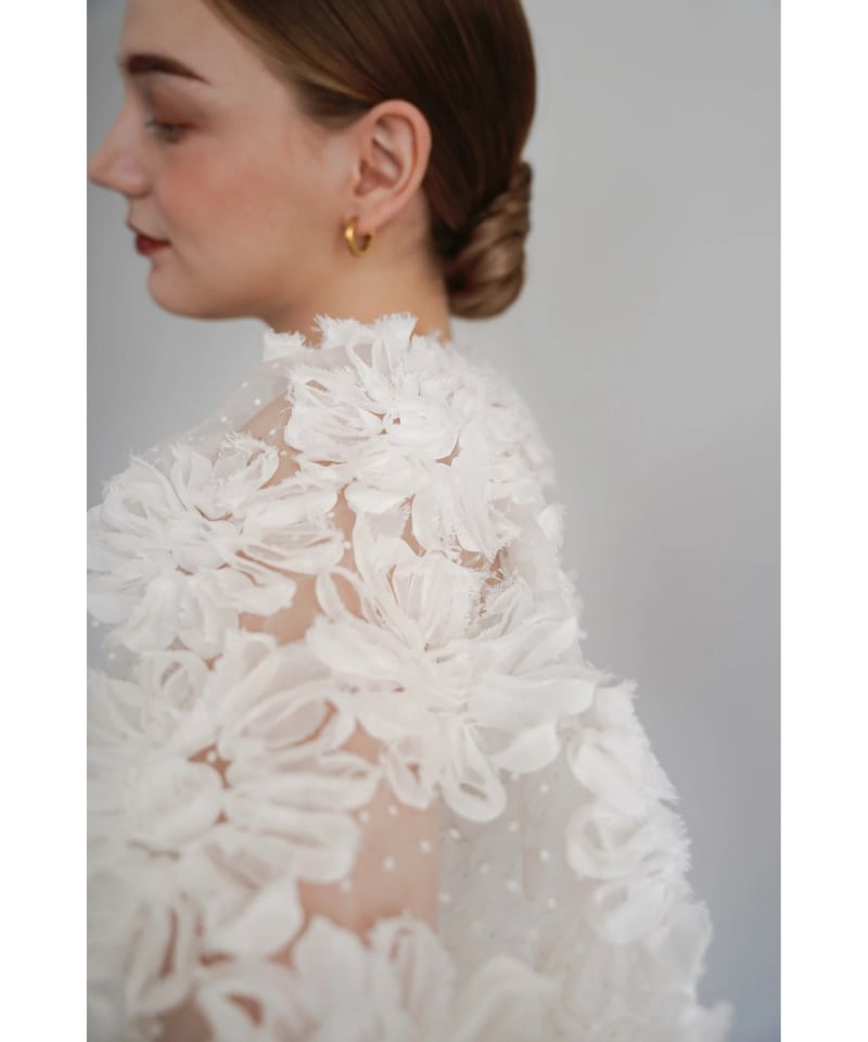 ackaflower peplum blouse