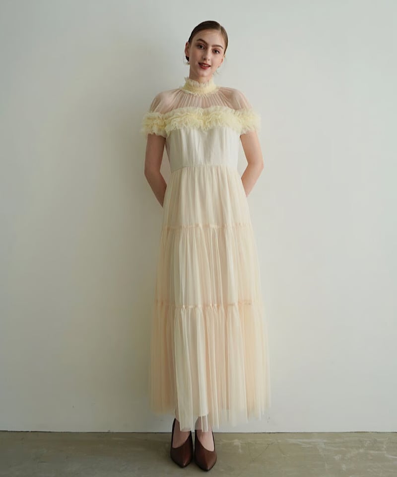 sheer shoulder dress | Acka.| エーシーケーエー|公式 sheer shoulder dress | Acka.| エーシーケーエー|公式