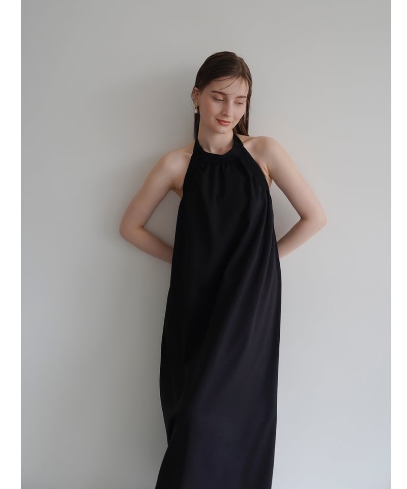 Acka.resort back open dress