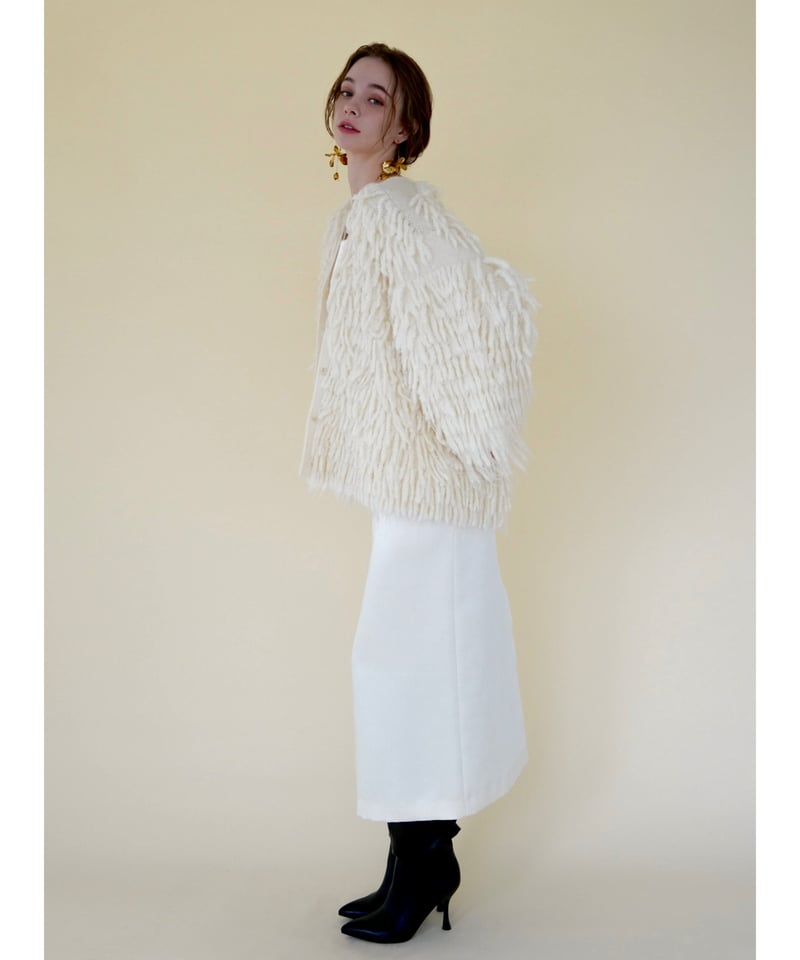 fringe volume cardigan | Acka.| エーシーケーエー|公式 fringe volume cardigan | Acka.| エーシーケーエー|公式