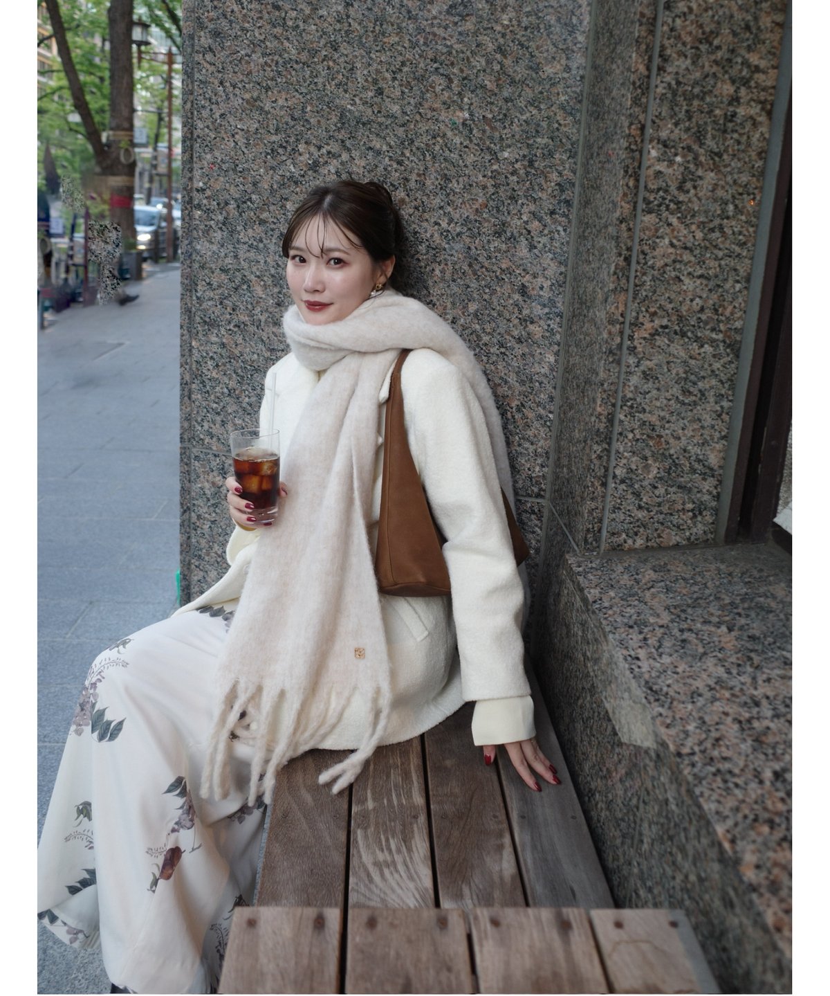 volume fringe muffler | Acka.| エーシーケーエー|公式 volume fringe muffler | Acka.| エーシーケーエー|公式