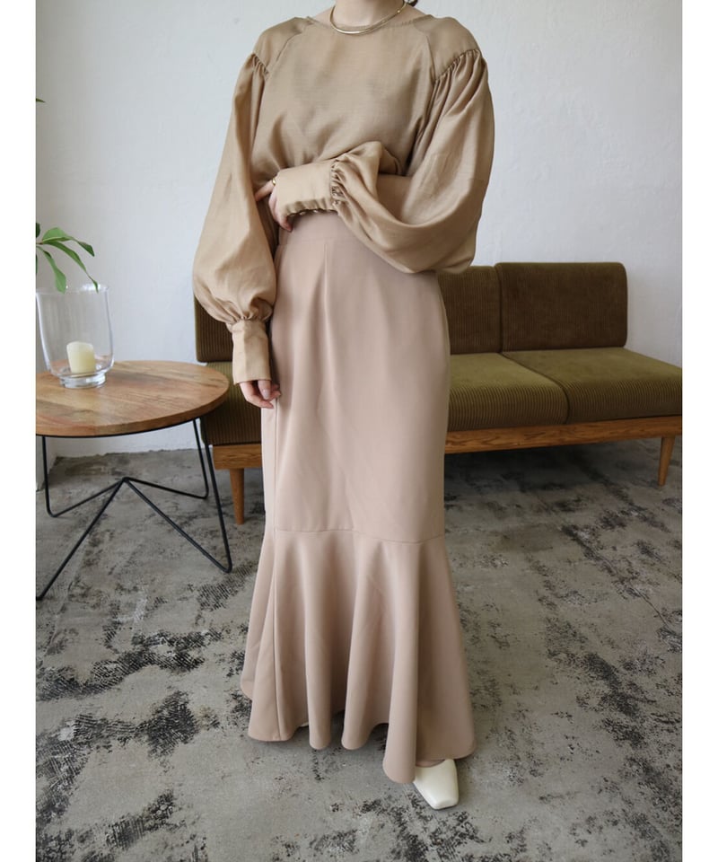 mermaid skirt（camel） | 【Acka.】エーシーケーエー｜公式オンライン 