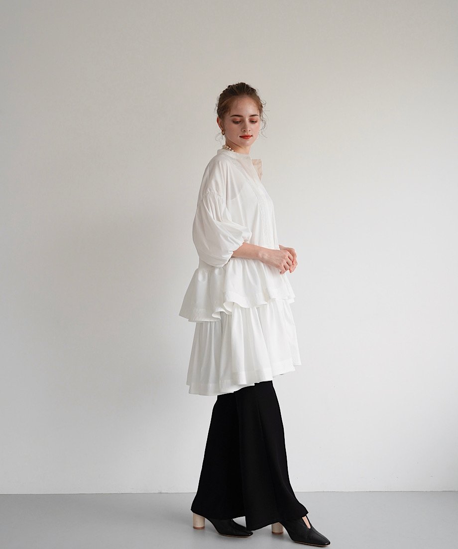 frill shirt one-piece | Acka.｜ エーシーケーエー｜公式