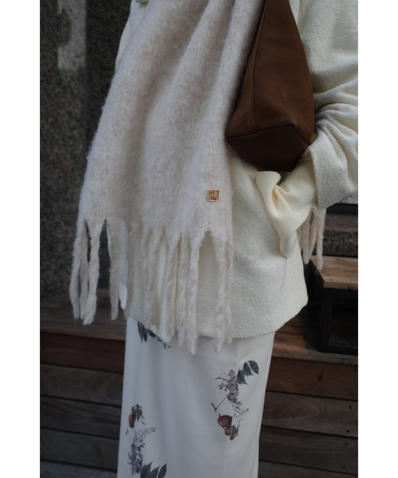 volume fringe muffler | Acka.| エーシーケーエー|公式 volume fringe muffler | Acka.| エーシーケーエー|公式