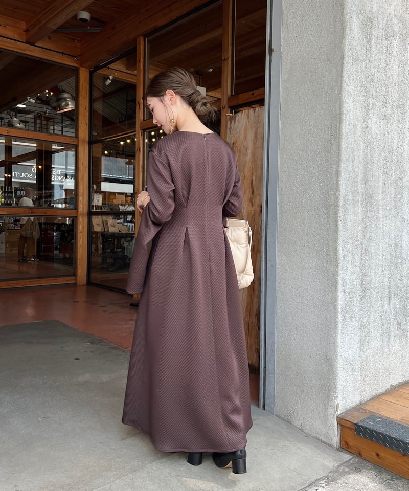 arm slit one-piece（brown） | 【Acka.】エーシーケーエー｜公式オ...