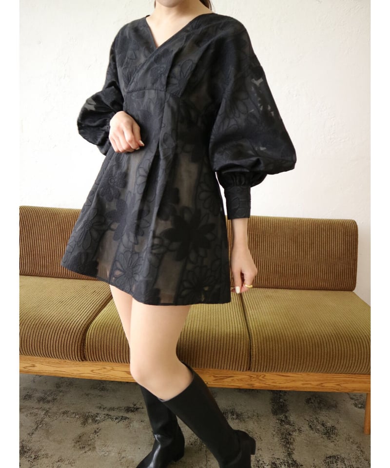 jacquard mini dress（black） | 【Acka.】エーシーケーエー｜公式...