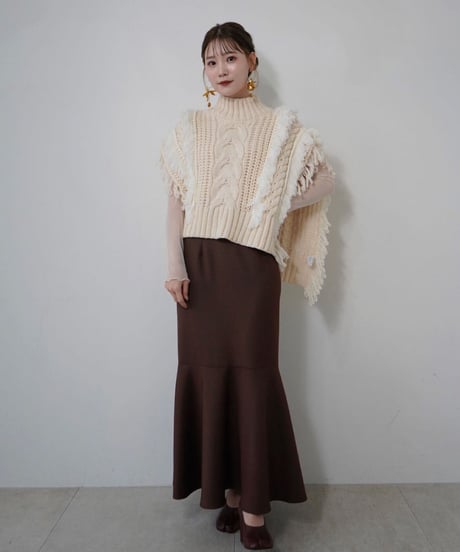 mermaid skirt(brown)