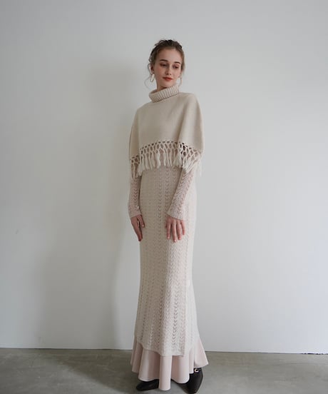 acka. bijou dot velours dress