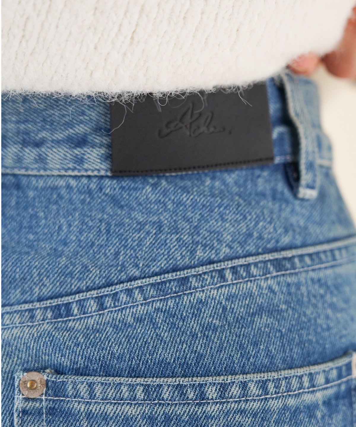 center line denim pants | Acka.｜ エーシーケーエー｜公式オンラ