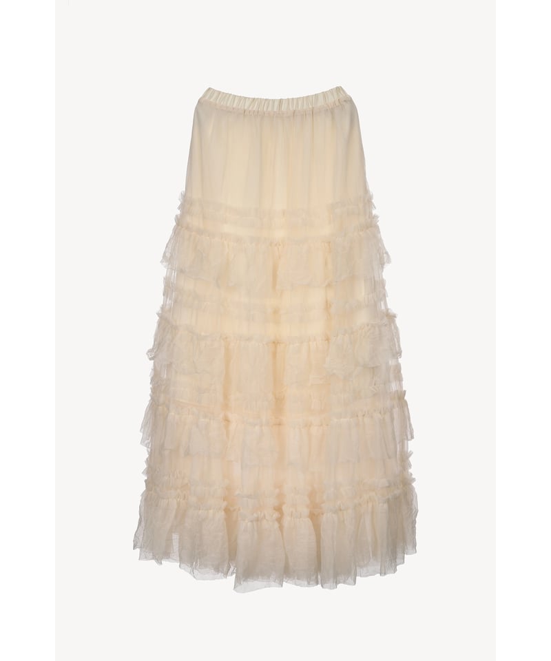 tulle long skirt | Acka.| エーシーケーエー|公式オンライン tulle long skirt | Acka.| エーシーケーエー|公式オンライン